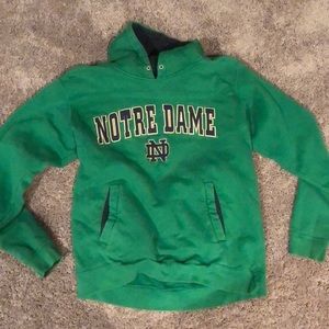 green notre dame sweatshirt
